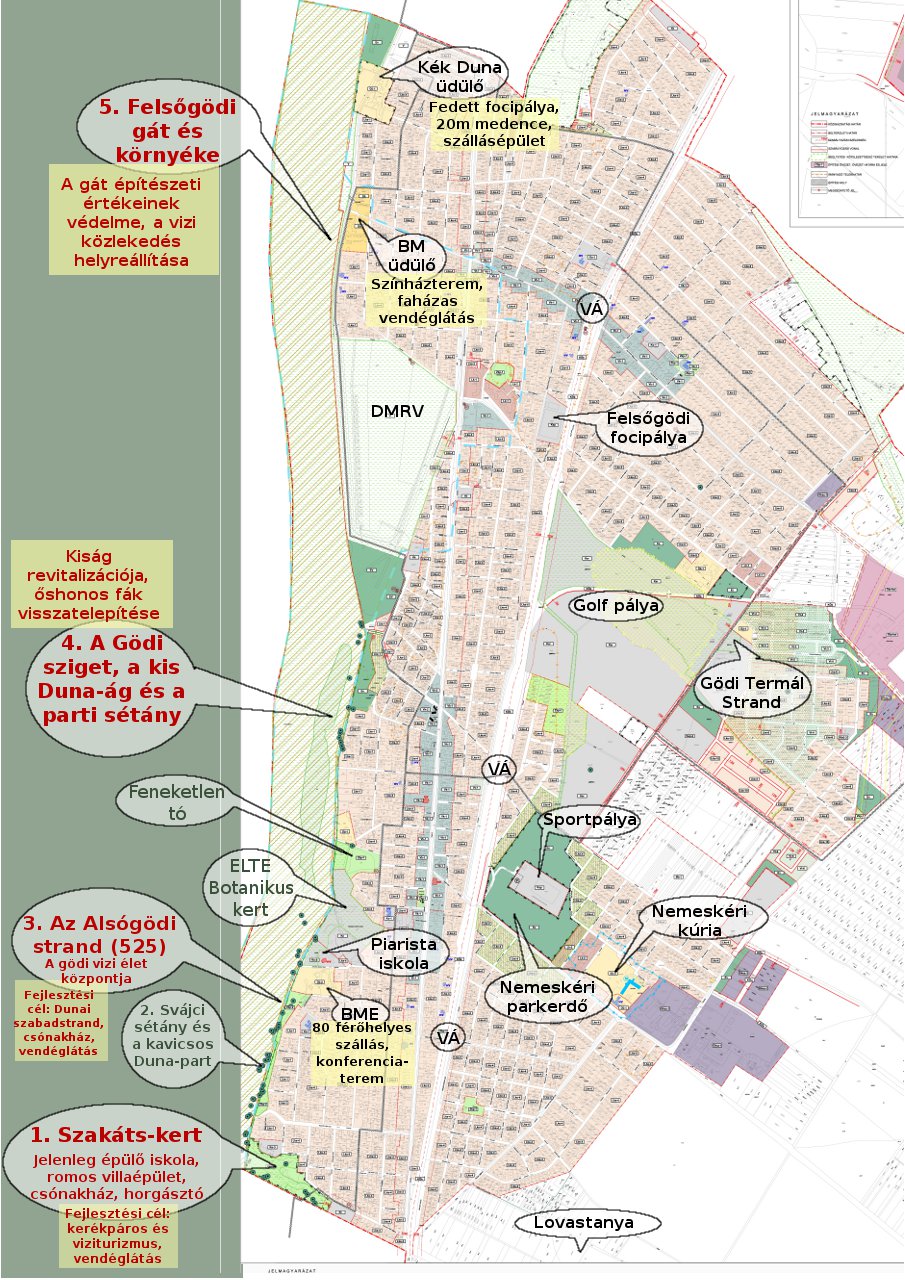 göd térkép A GÖDI DUNA PART TÁVLATI CSELEKVÉSI PROGRAMJA (2015  göd térkép